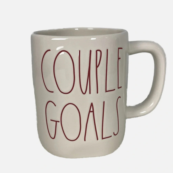 Rae Dunn Couple Goals Coffee Tea Mug Artisan Collection by Magenta EUC - Picture 1 of 9